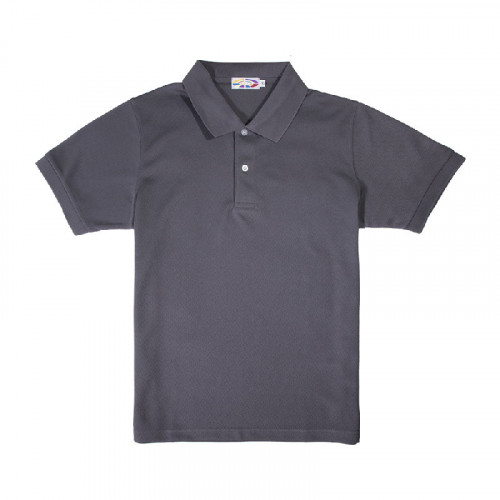 透氣短袖Polo-Shirt - EH4394/深灰